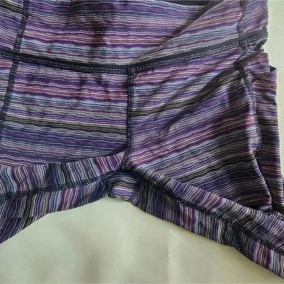 Lululemon Pace Rival Crop Legging- Space Dye Twist Violet Multi Size 6 - Picture 8 of 11